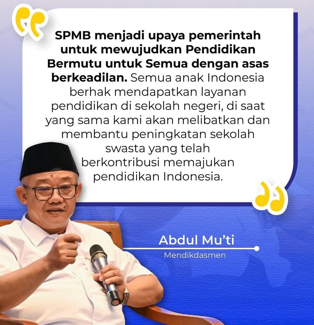 Sambutan Mendikdasmen